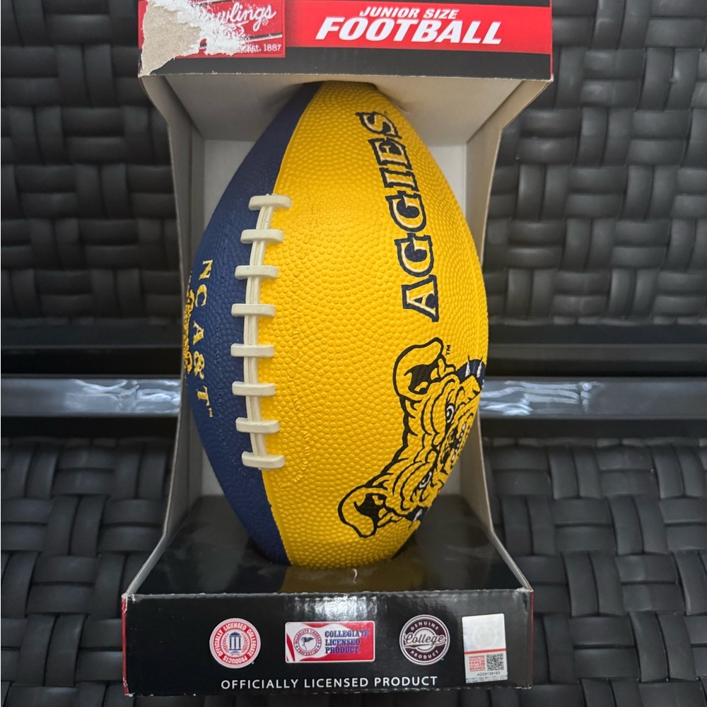 Rawlings Junior Size Youth Football  North Carolina A&T Aggies Licensed tailgate